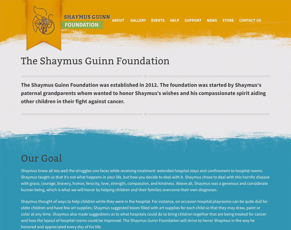 Shaymus Guinn Foundation Information Page