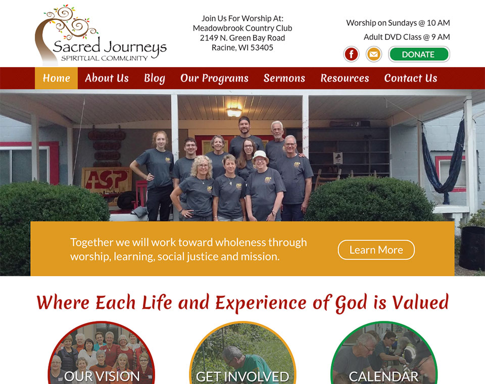 Sacred Journeys Home Page
