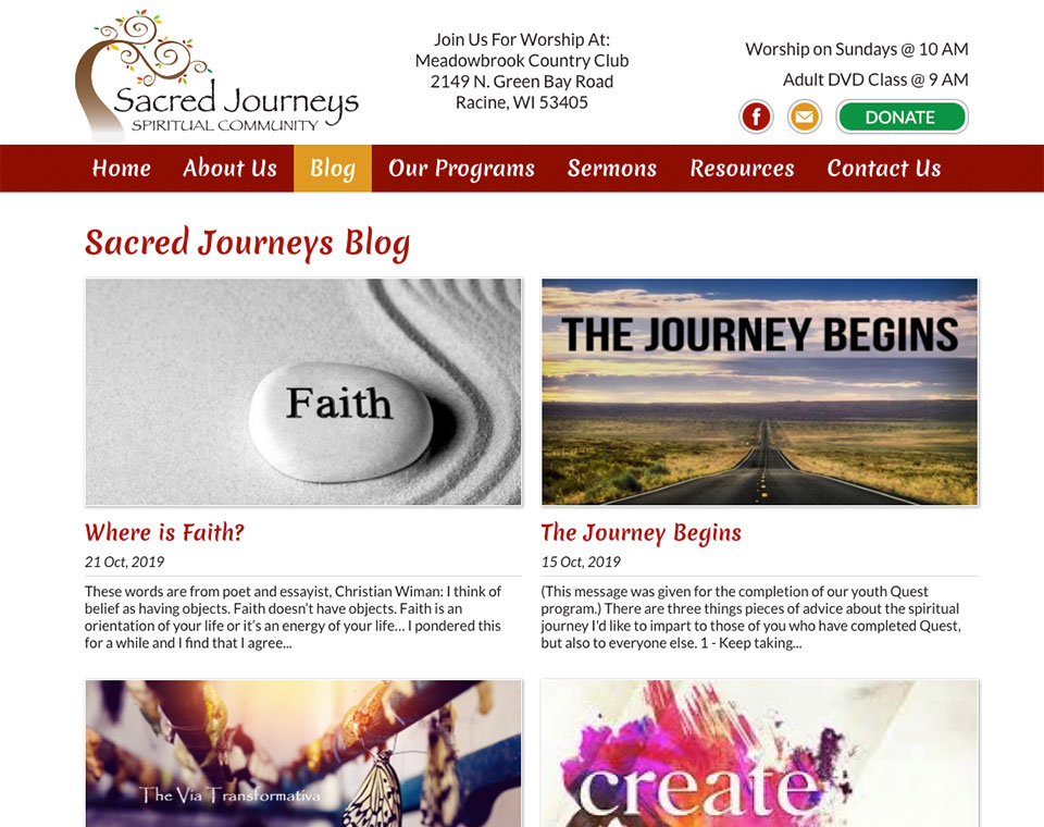 Sacred Journeys Blog Archive