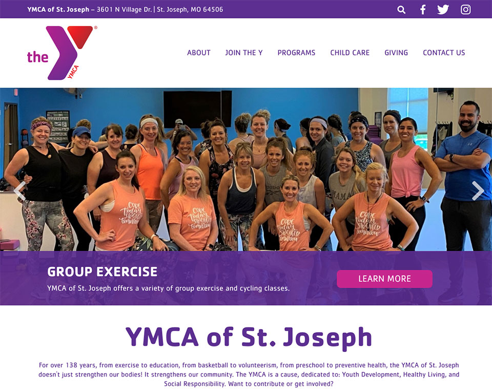 YMCA – St Jo Home Page