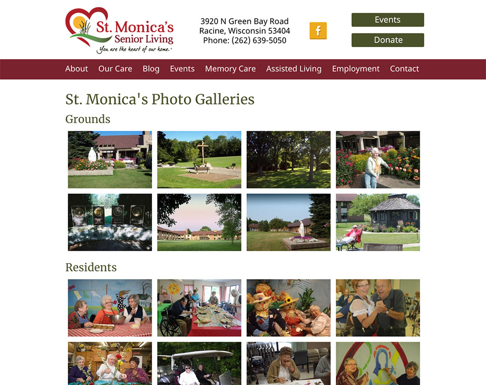 St. Monica's Photo Gallery