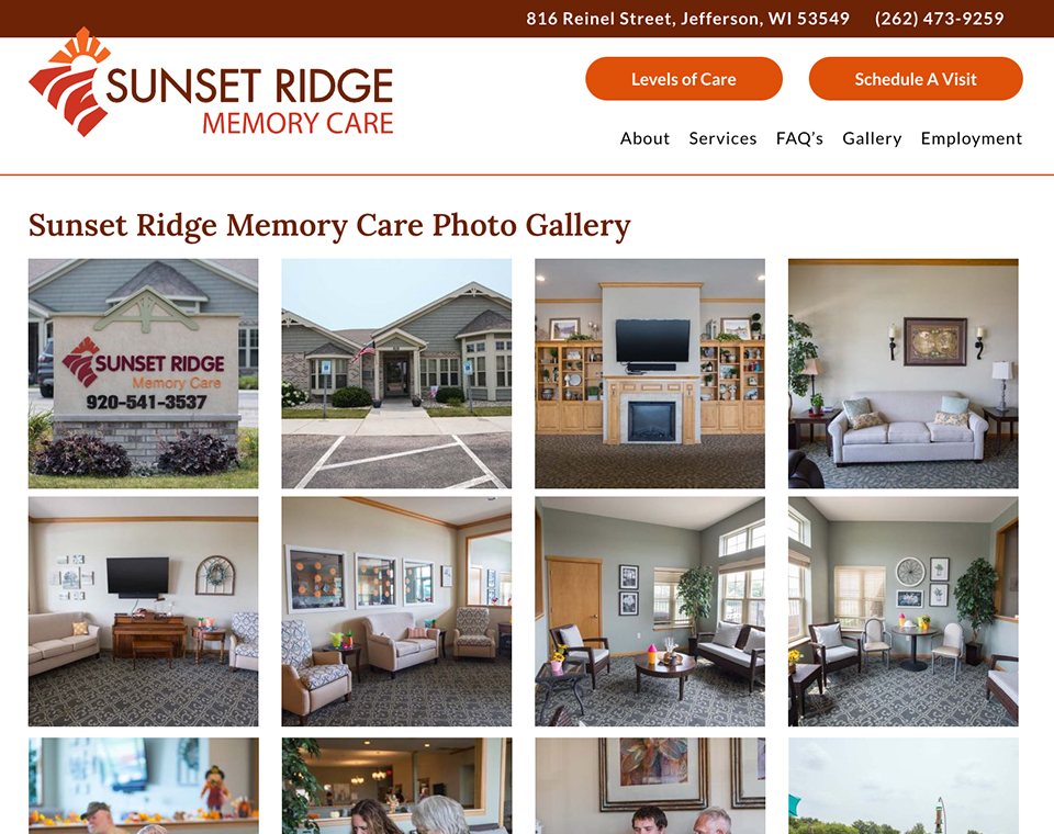 Sunset Ridge Memory Care - Gallery Page