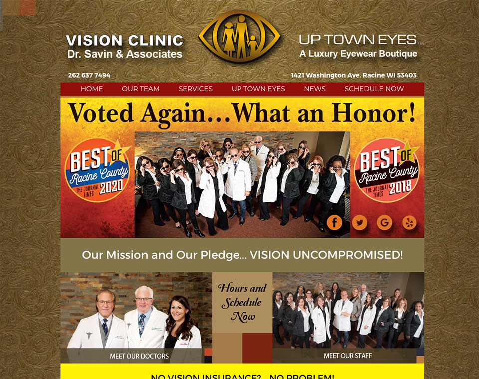 Vision Clinic Home Page