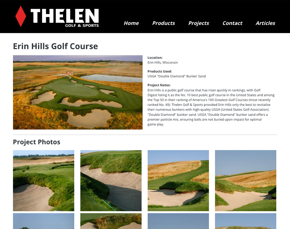 Thelen Golf & Sports Project Page