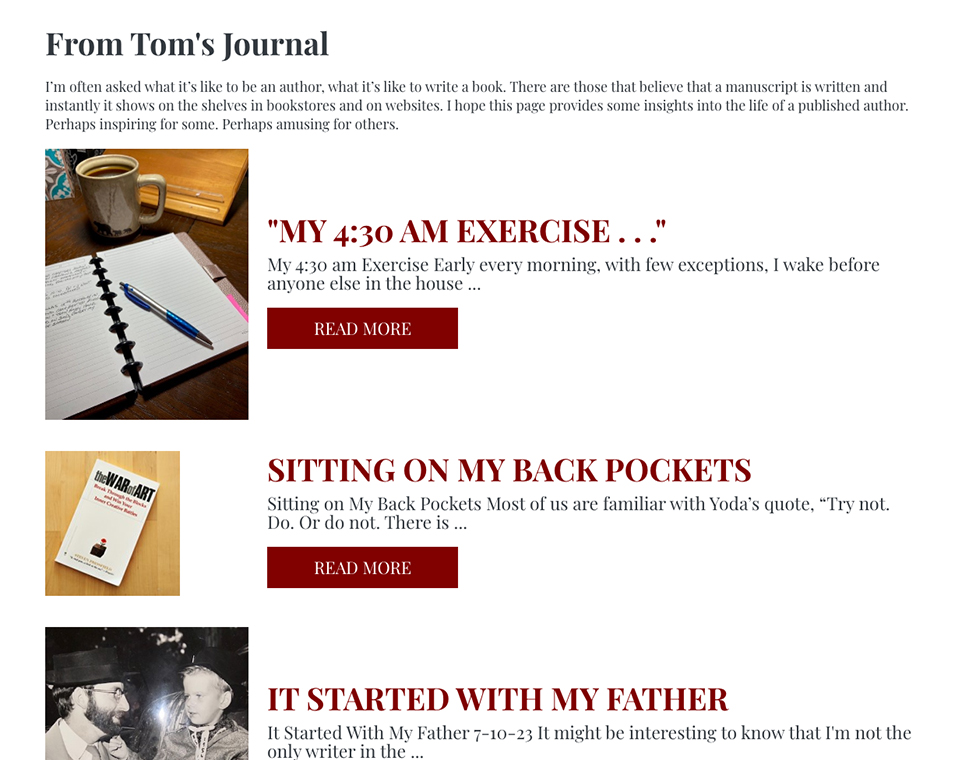 Author Tom Faley - News Landing Page