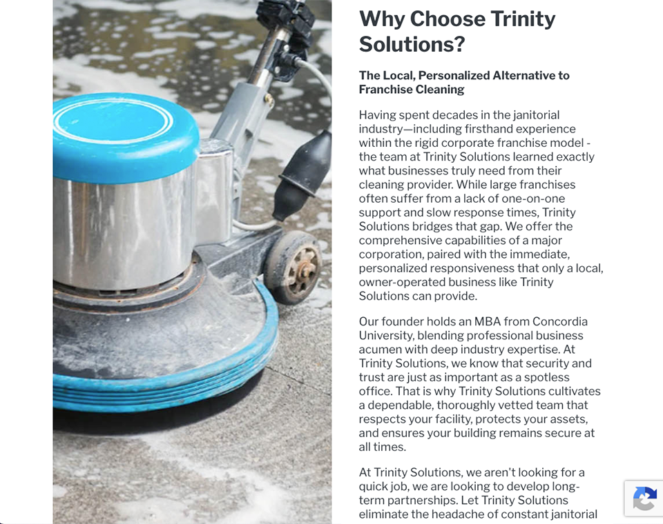Trinity Solutions Why Use Trinity