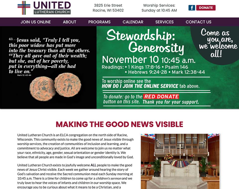 United Lutheran Church - Home Page