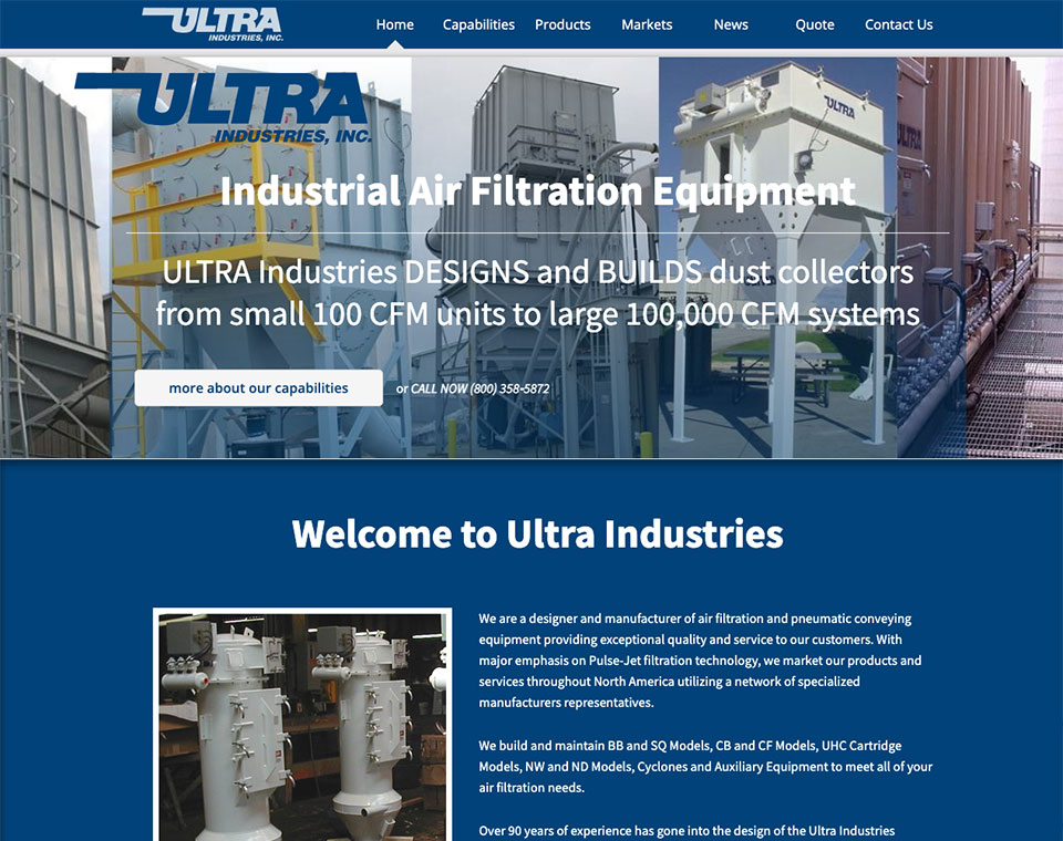 Ultra Industries Home Page