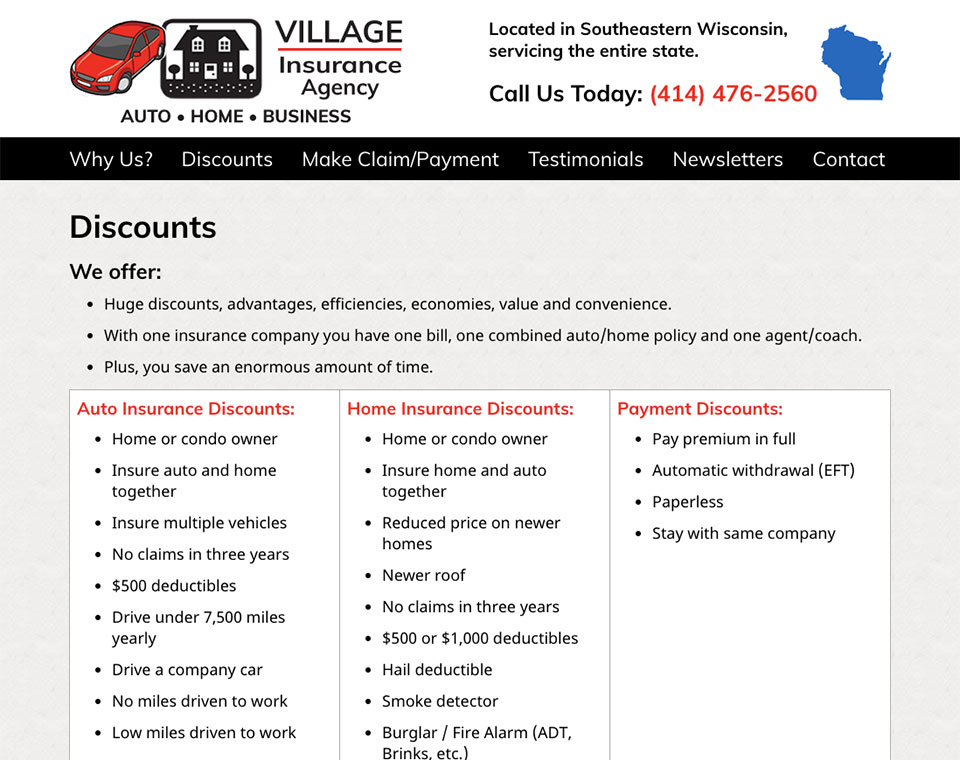Village Insurance Information Page