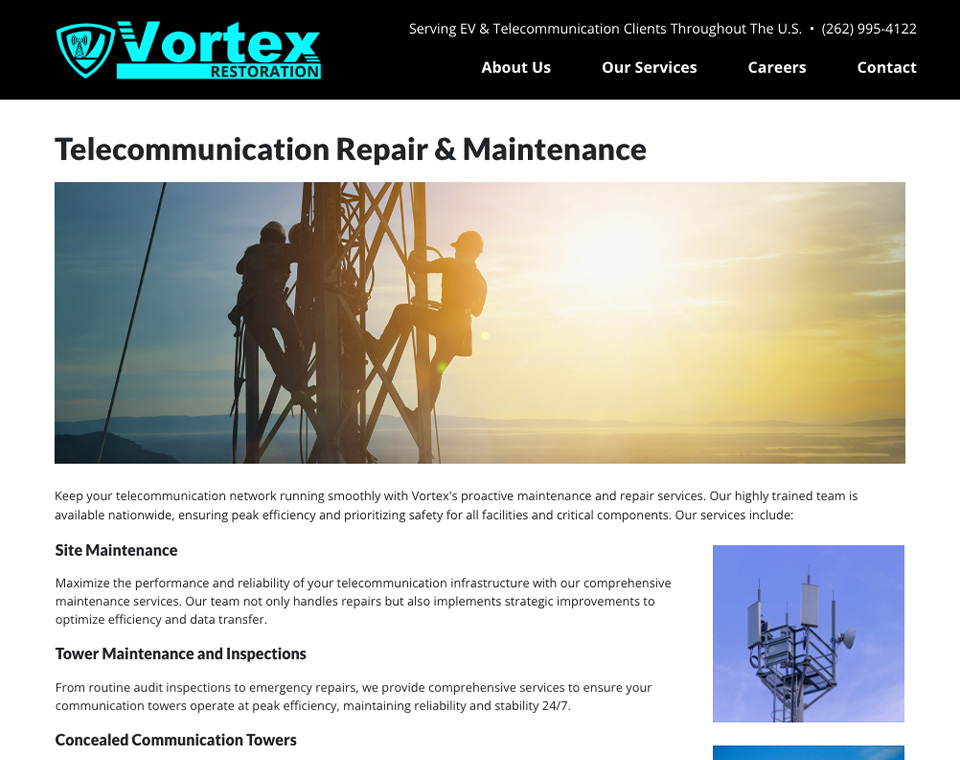 Vortex Restoration Repair & Maintenance