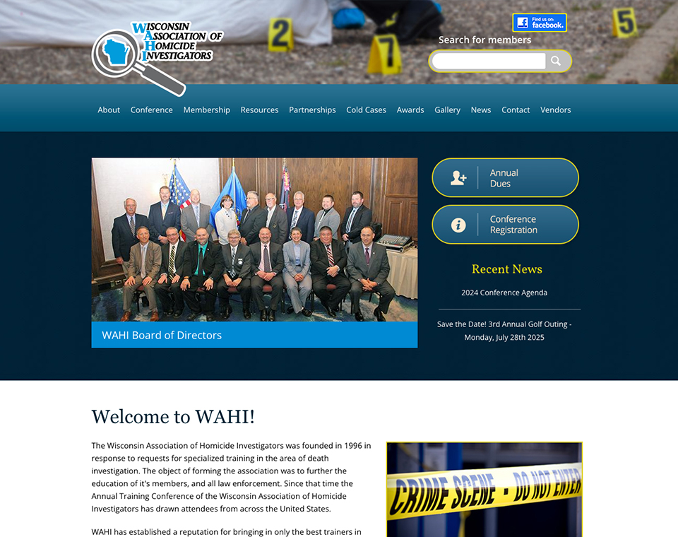 Wisconsin Association of Homicide Investigators - Home Page