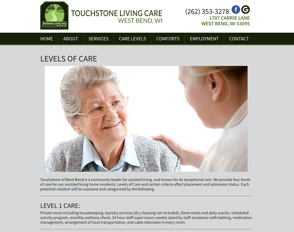 Touchstone of West Bend - Care Page