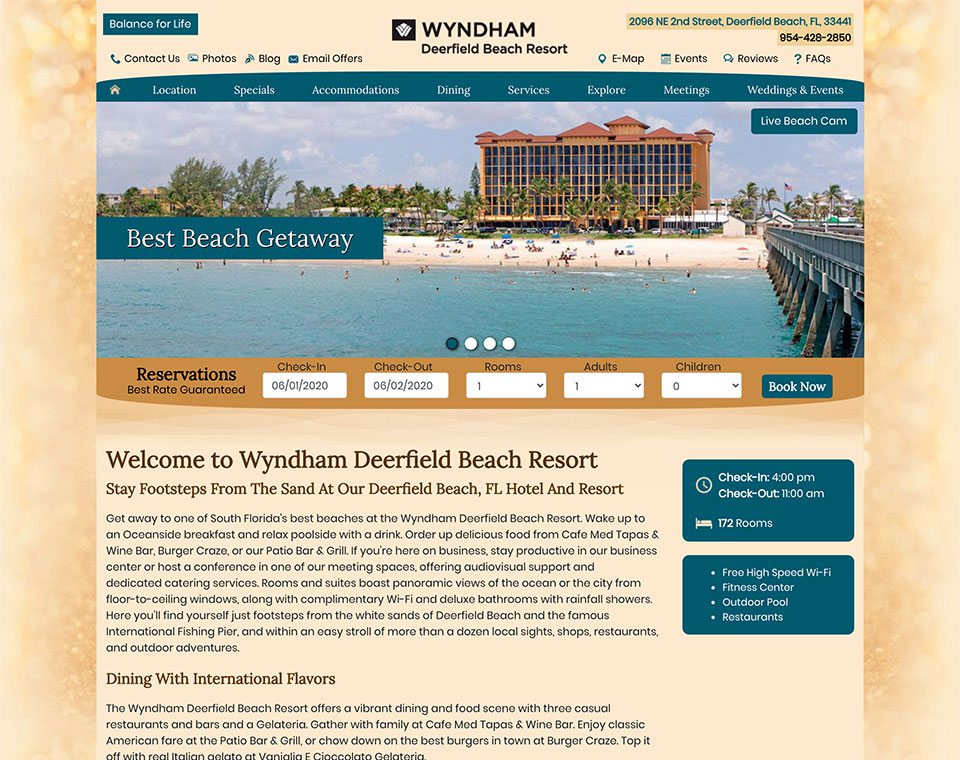 Wyndham Home Page