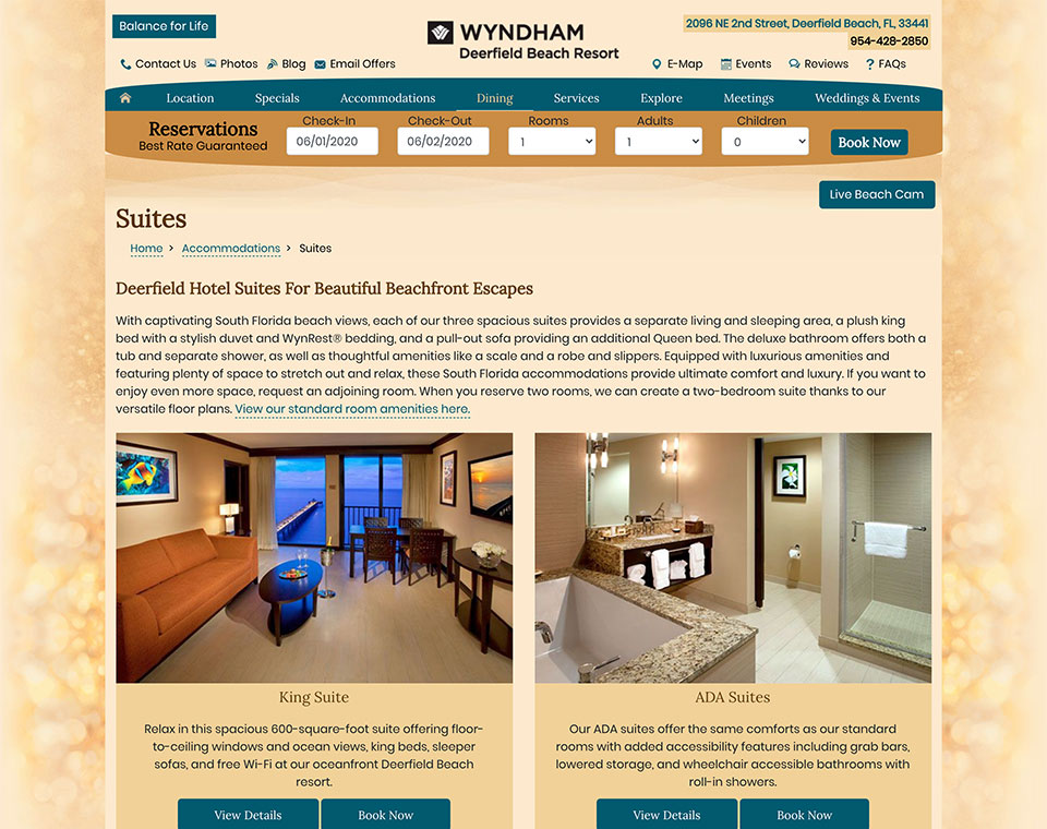 Wyndham Suites Page