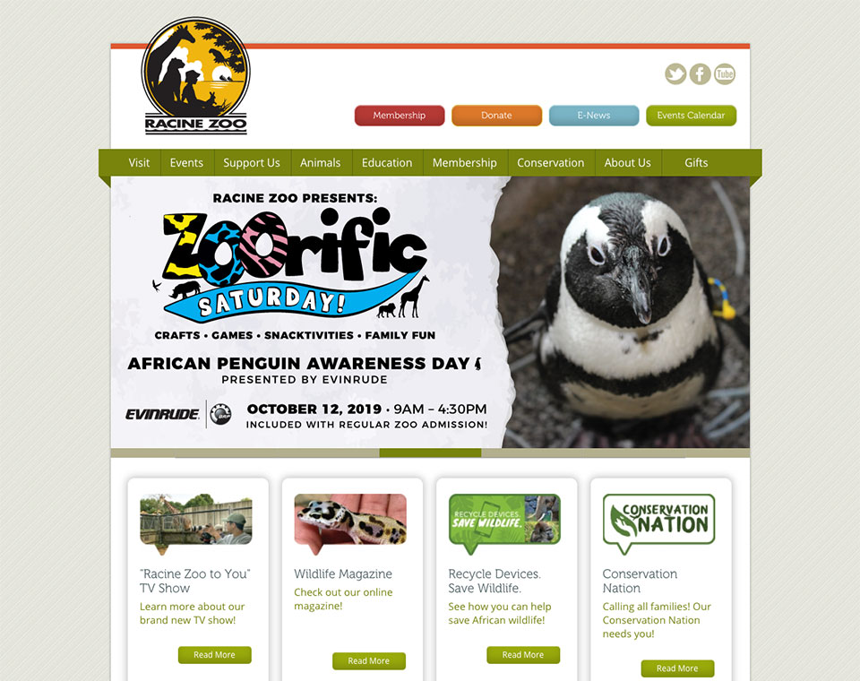 Racine Zoo Home Page