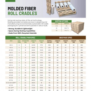 Shipping Spec Sheet