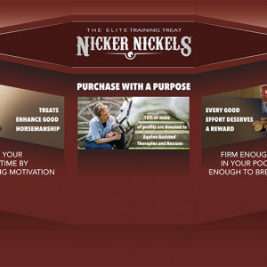 Nicker Nickels Trade Show Graphic