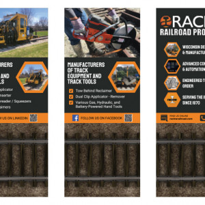 Racine Railroad Products Trade Show Graphic