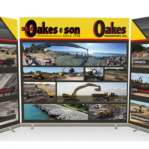 Oakes & Son Trade Show Graphic