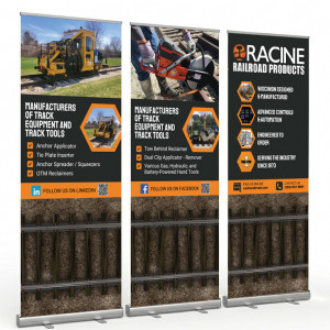 Racine Railroad Products Trade Show Graphic