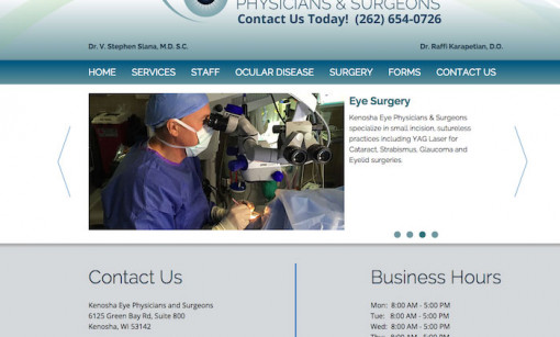 Eye Physician Website